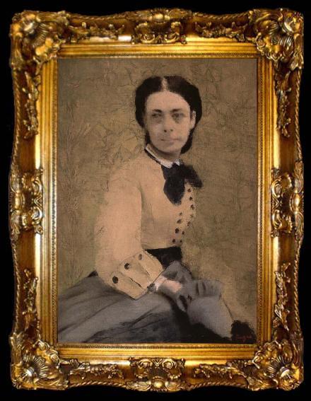 framed  Edgar Degas Princess Pauline de Metternich, ta009-2