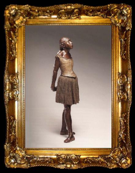 framed  Edgar Degas Little Dancer,aged Fourteen, ta009-2