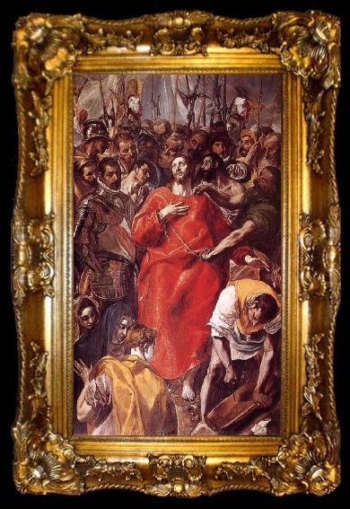 framed  El Greco The Disrobing of Christ, ta009-2