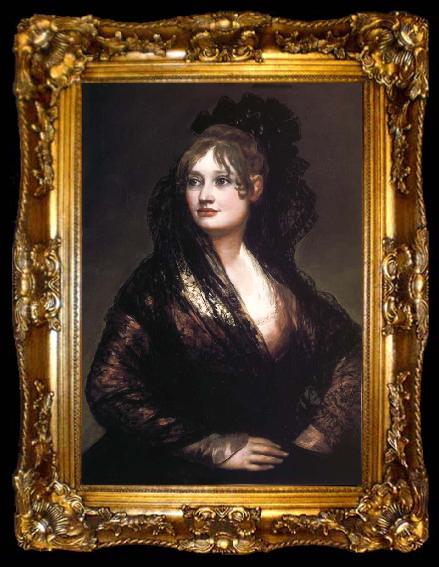 framed  Francisco Goya Isabel de Porcel, ta009-2