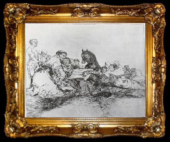 framed  Francisco Goya Esto es lo peor, ta009-2
