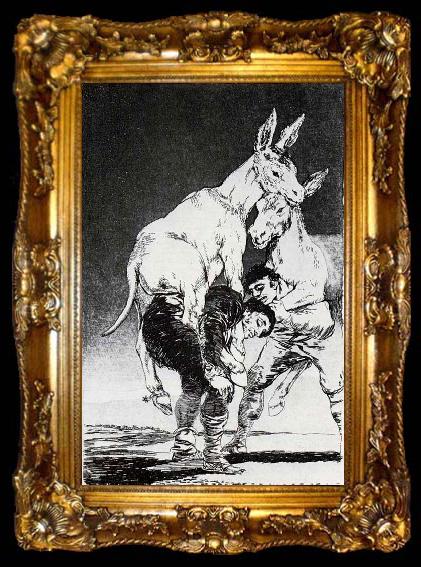 framed  Francisco Goya Tu que no puedes, ta009-2