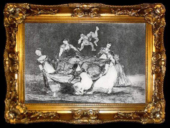 framed  Francisco Goya Disparate feminino, ta009-2