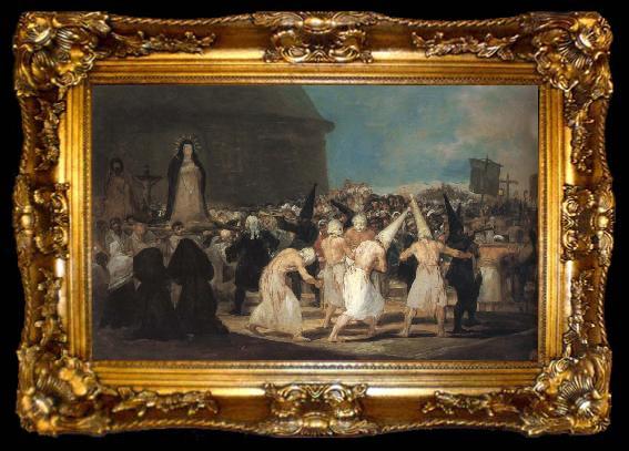framed  Francisco Goya The Procession, ta009-2