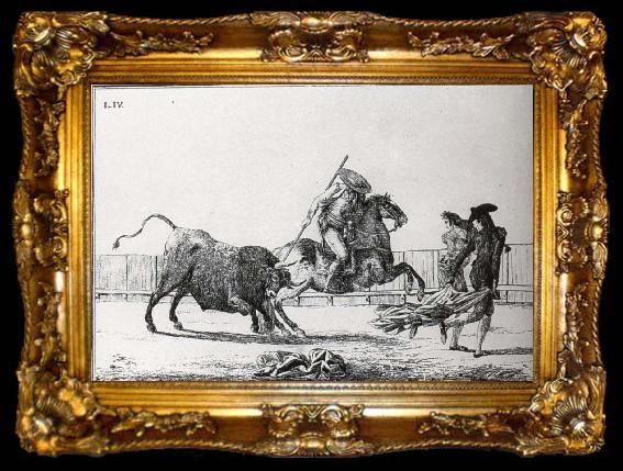 framed  Francisco Goya Desgracias acaecidas en el tendido de la plaza de Madrid, ta009-2