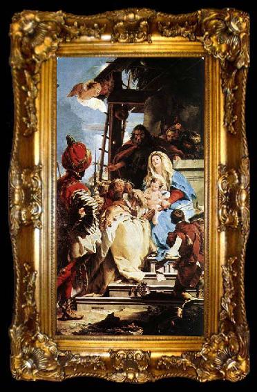 framed  Giovanni Battista Tiepolo Adoration of the Magi, ta009-2