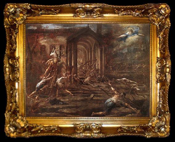 framed  MAGNASCO, Alessandro Sacrilegious Robbery, ta009-2