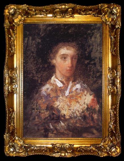 framed  Mary Cassatt The Portrait of a young girl, ta009-2