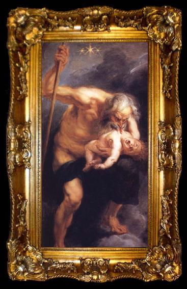 framed  Peter Paul Rubens Saturn Devouring his son, ta009-2