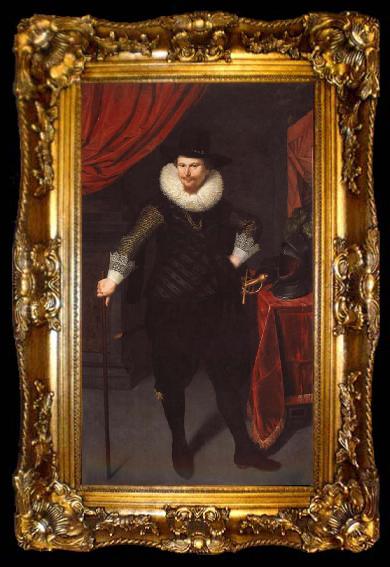framed  REMBRANDT Harmenszoon van Rijn Portrait of Laurens Reael, ta009-2