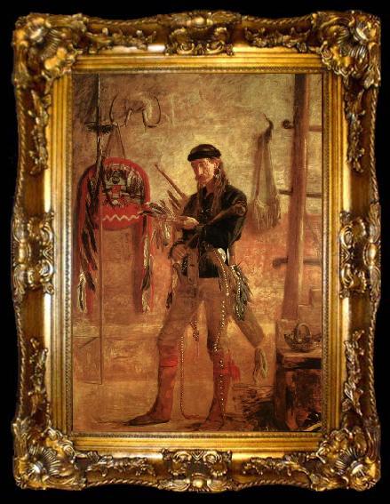 framed  Thomas Eakins Frank Hamilton cushing, ta009-2