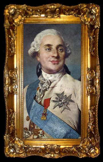 framed  unknow artist Ludvig XVI, ta009-2