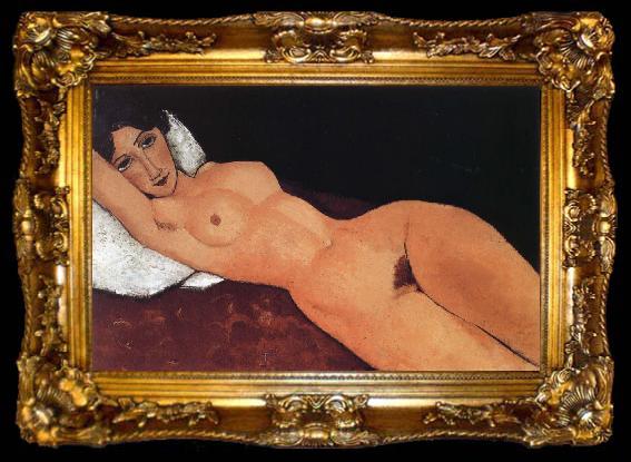 framed  Amedeo Modigliani Reclining nude, ta009-2