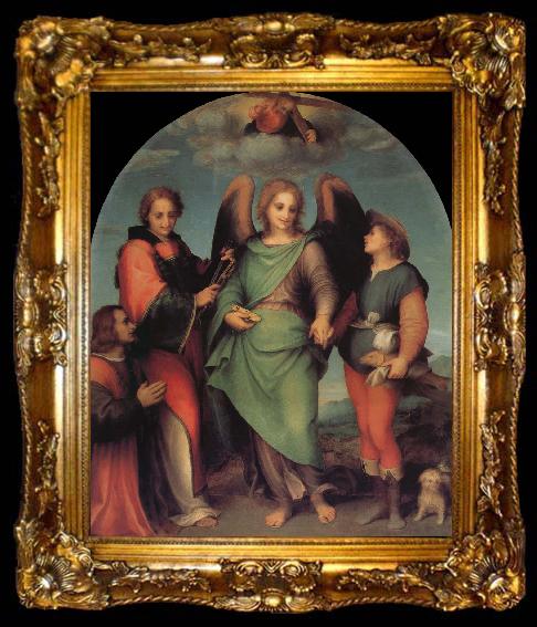 framed  Andrea del Sarto Donor, ta009-2