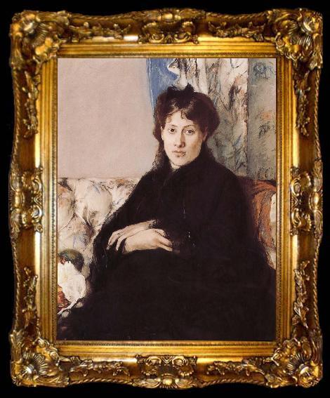 framed  Berthe Morisot Artist-s sister, ta009-2