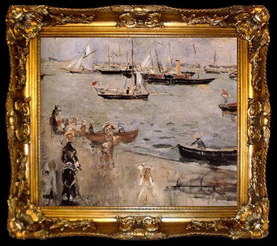 framed  Berthe Morisot The light on the Yingji Sea, ta009-2