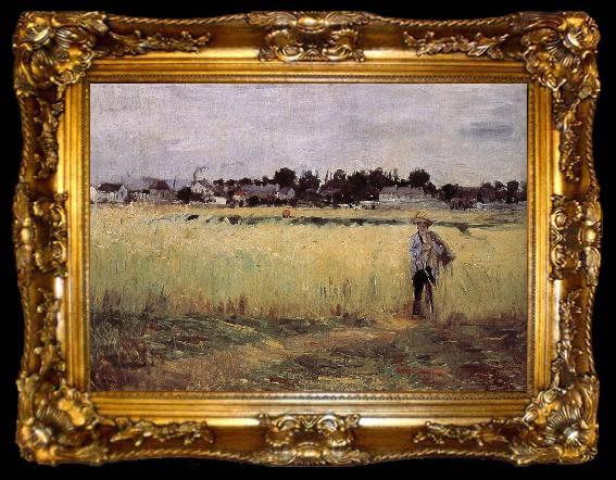 framed  Berthe Morisot Cornfield, ta009-2