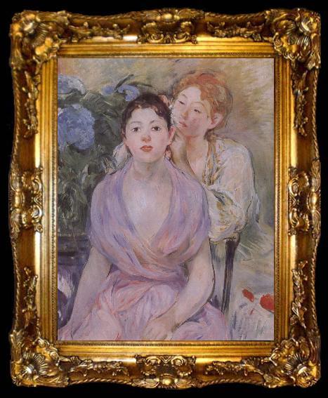 framed  Berthe Morisot Embroider, ta009-2