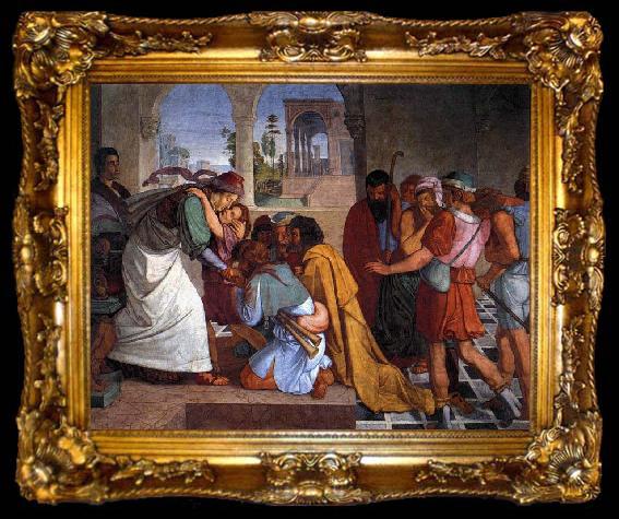 framed  CORNELIUS, Peter The Recognition of Joseph by his Brothers, ta009-2