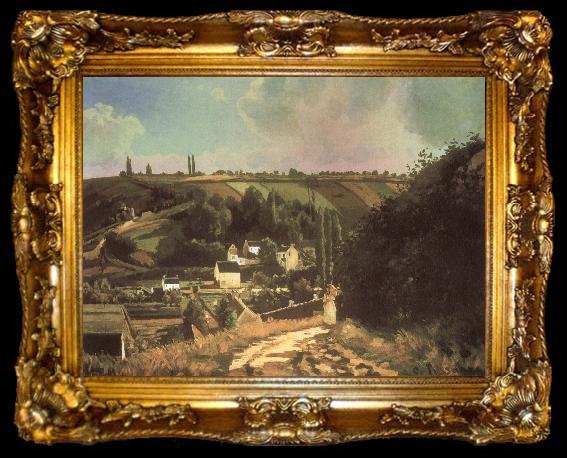framed  Camille Pissarro Jallais Hill, ta009-2