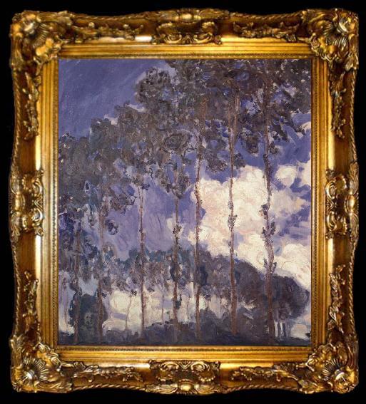 framed  Claude Monet Poplars on the Banks of the River Epte, ta009-2