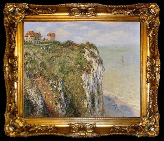 framed  Claude Monet Cliffs near Dieppe, ta009-2