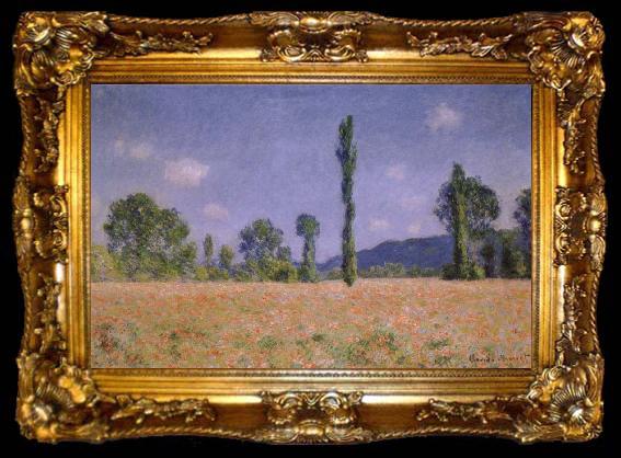 framed  Claude Monet Poppy Field, ta009-2