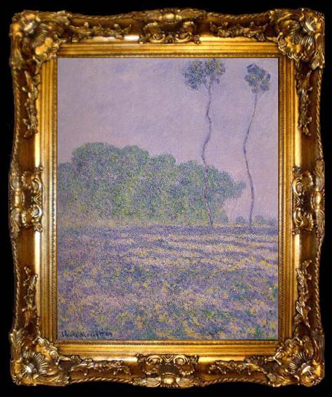 framed  Claude Monet A Meadow at Giverny, ta009-2