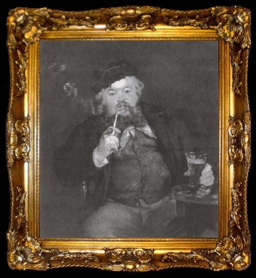 framed  Edouard Manet Le Bon Bock, ta009-2
