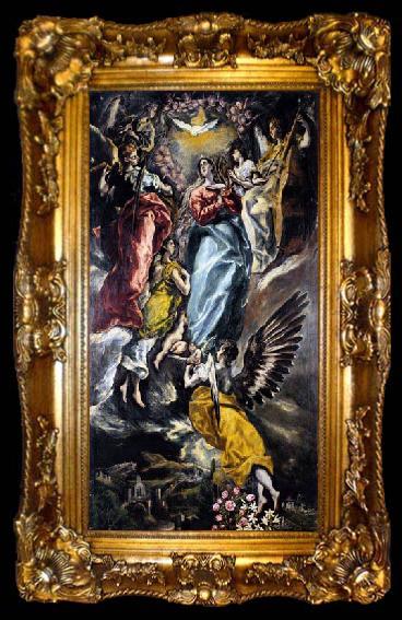 framed  El Greco The Virgin of the Immaculate Conception, ta009-2