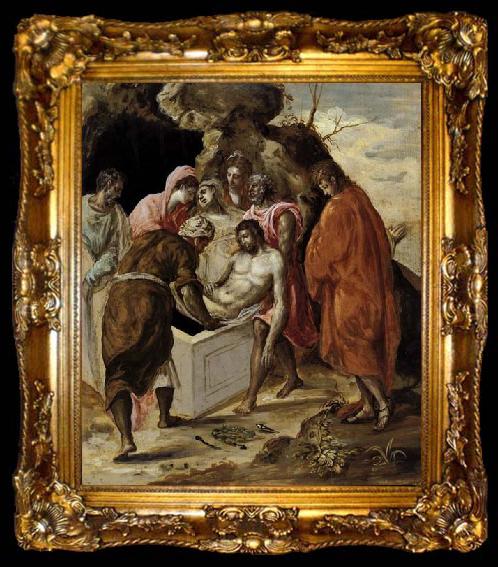 framed  El Greco The Entombment of Christ, ta009-2