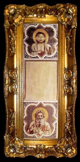 framed  GIOTTO di Bondone Decorative band with figures, ta009-2