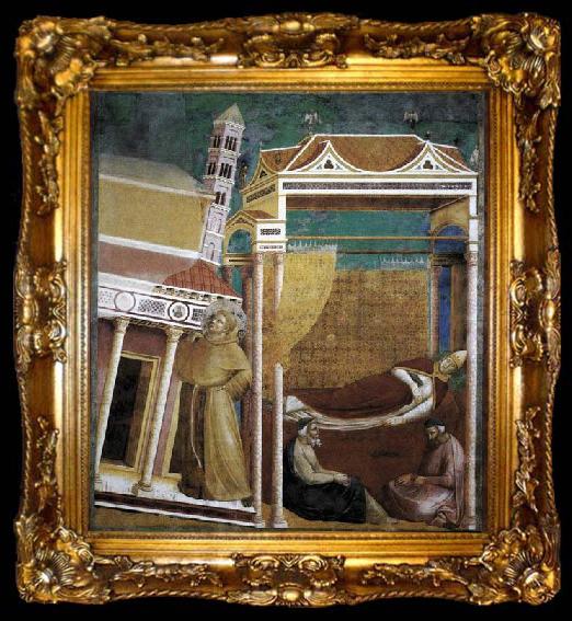 framed  GIOTTO di Bondone Dream of Innocent III, ta009-2