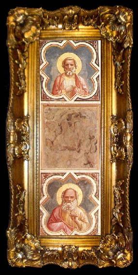 framed  GIOTTO di Bondone Decorative band with figures, ta009-2