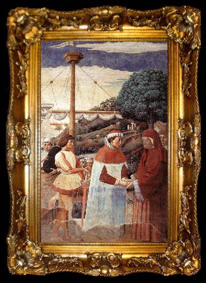 framed  GOZZOLI, Benozzo Disembarkation at Ostia, ta009-2