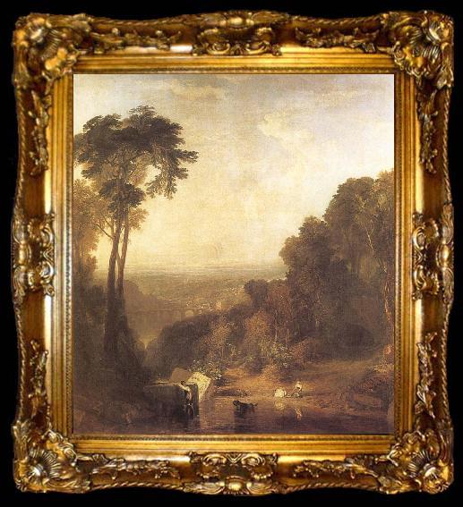 framed  J.M.W. Turner Crossing the Brook, ta009-2