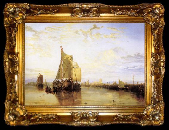 framed  J.M.W. Turner Dort,or Dordrecht,the Dort Packet-Boat from Rotterdam Becalmed, ta009-2
