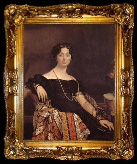 framed  Jean-Auguste Dominique Ingres Mrs. Yake, ta009-2