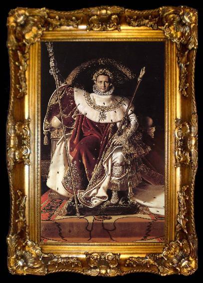 framed  Jean-Auguste Dominique Ingres Napoleon, ta009-2