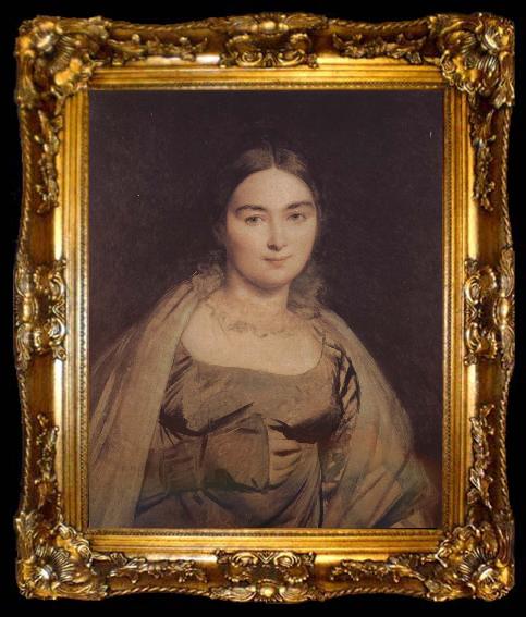 framed  Jean-Auguste Dominique Ingres Mrs. Madelin, ta009-2