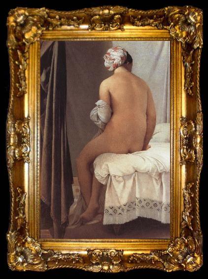 framed  Jean-Auguste Dominique Ingres The Bather of Valpincon, ta009-2