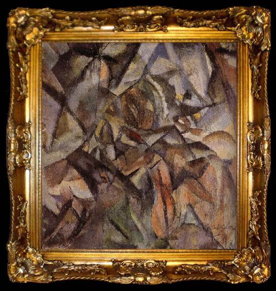 framed  Jules Pascin Study of cubism, ta009-2