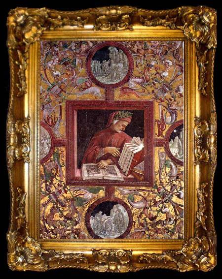 framed  Luca Signorelli Dante Alighieri, ta009-2