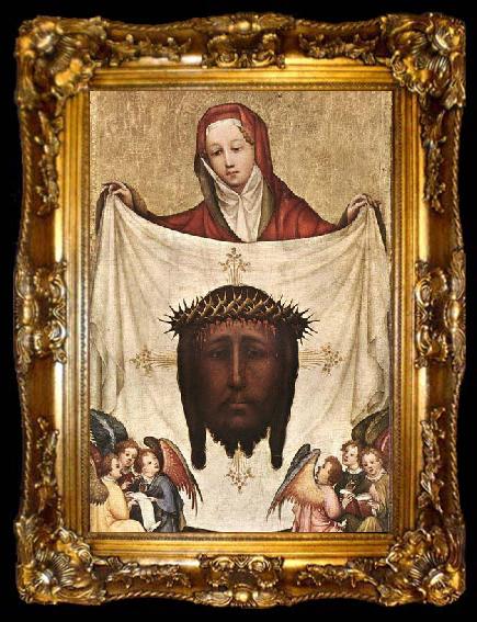 framed  MASTER of Saint Veronica St. Veronica with the Holy Kerchief, ta009-2
