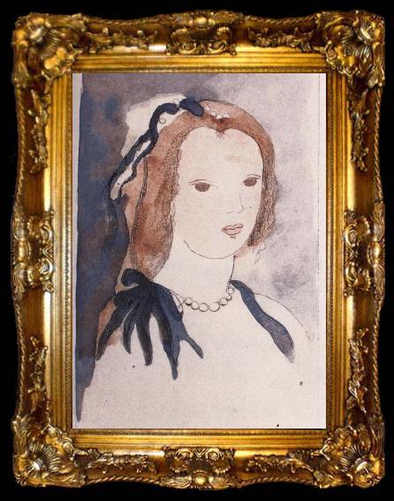 framed  Marie Laurencin Portrait, ta009-2