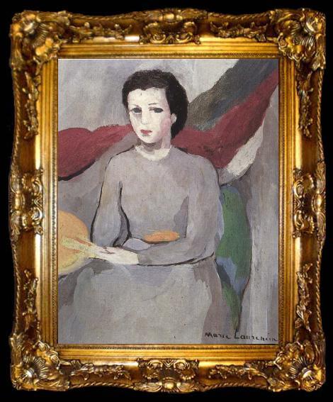 framed  Marie Laurencin Portrait of Ilisaba, ta009-2