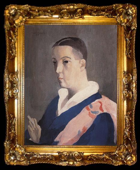 framed  Marie Laurencin Portrait of Edward, ta009-2