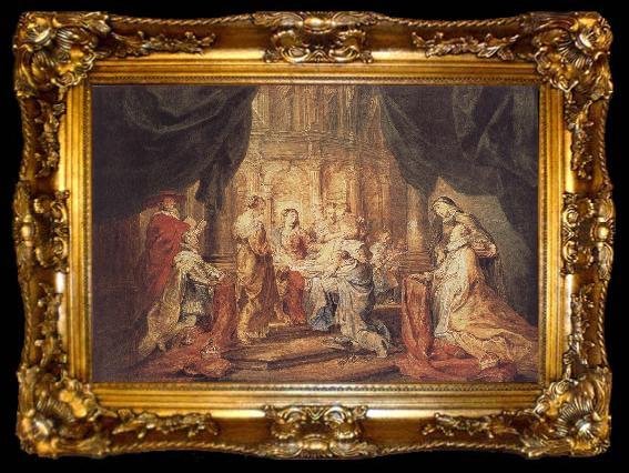 framed  Peter Paul Rubens Portrait of Christ, ta009-2