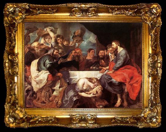 framed  Peter Paul Rubens Christ at Simon the Pharisee, ta009-2