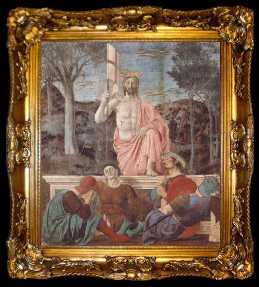 framed  Piero della Francesca Kristi uppstandelse, ta009-2